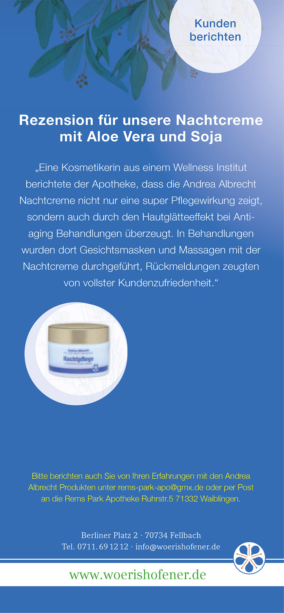 Nachtpflege Creme