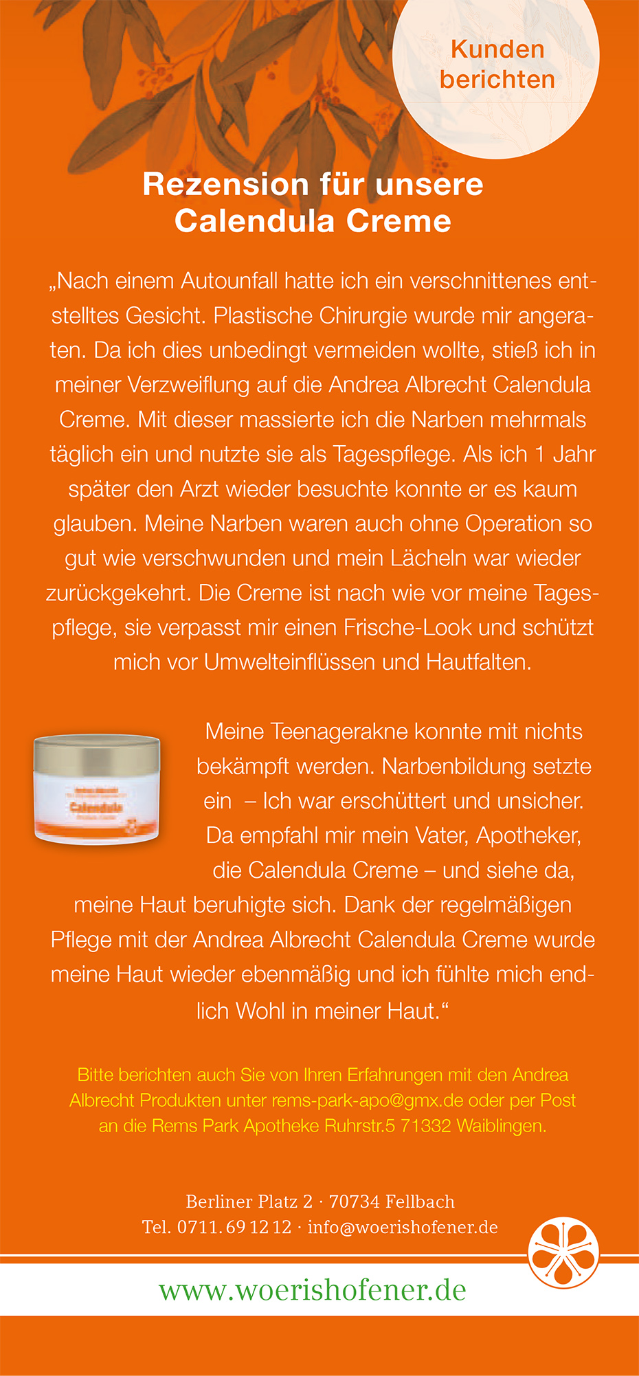 Rezension Calendula Creme