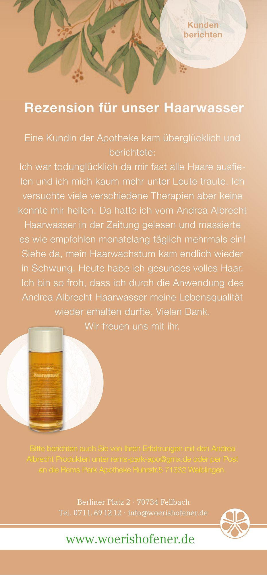 Rezension Haarwasser